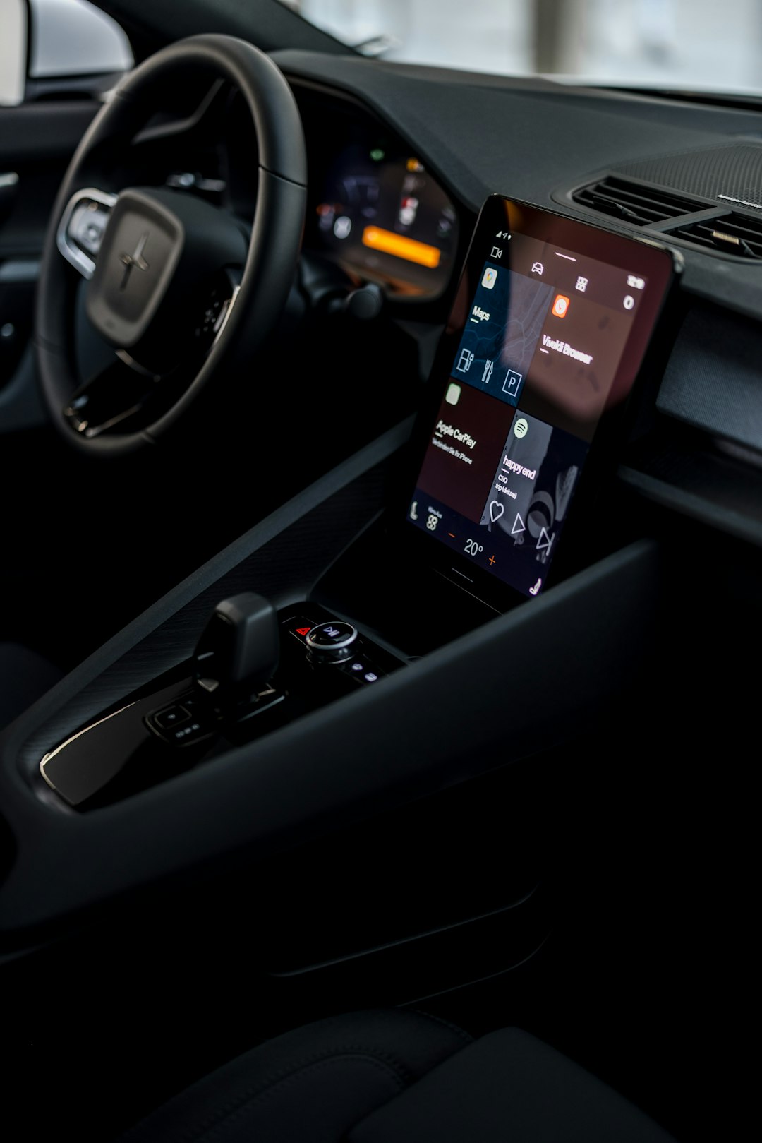 Interior of the Polestar 2